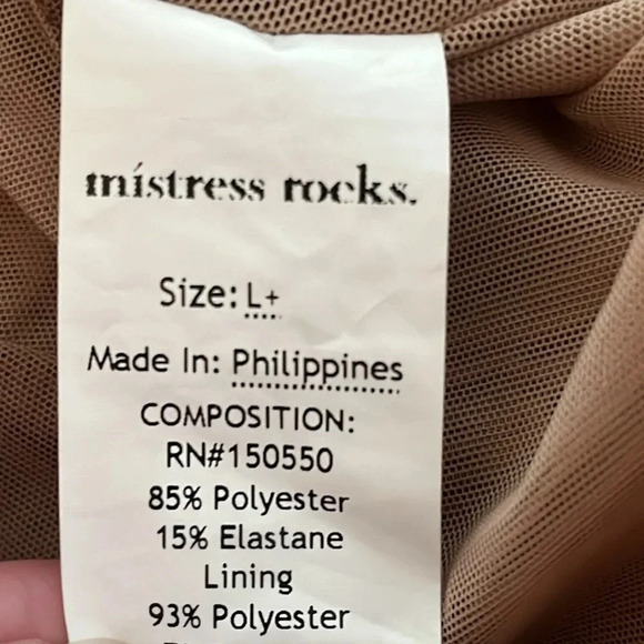 Mistress Rocks | House of CB Sweet corset top Women’s size L + 14/16 tie sheer - Picture 10 of 14